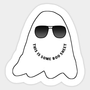 This Is Some Boo Sheet Drawing Sticker